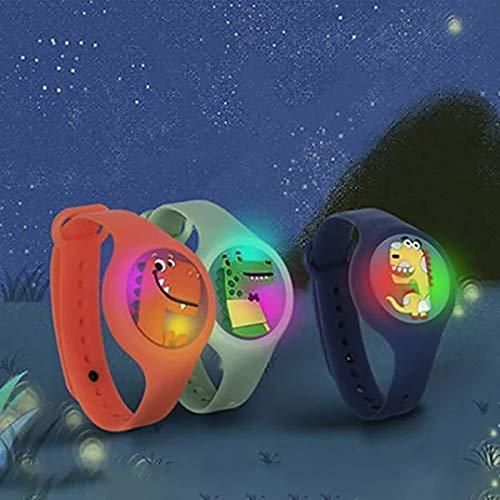 Fashion Mosquito Repellent Bands with LED Light Up (Pack of 2)